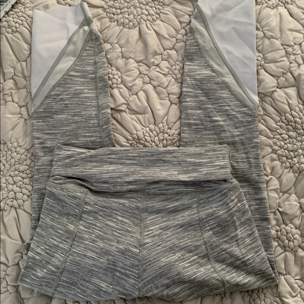 Lululemon scalloped yoga pants